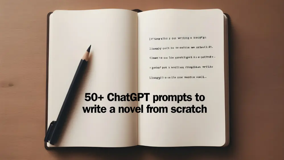 featured image for-chatgpt prompts to write novel